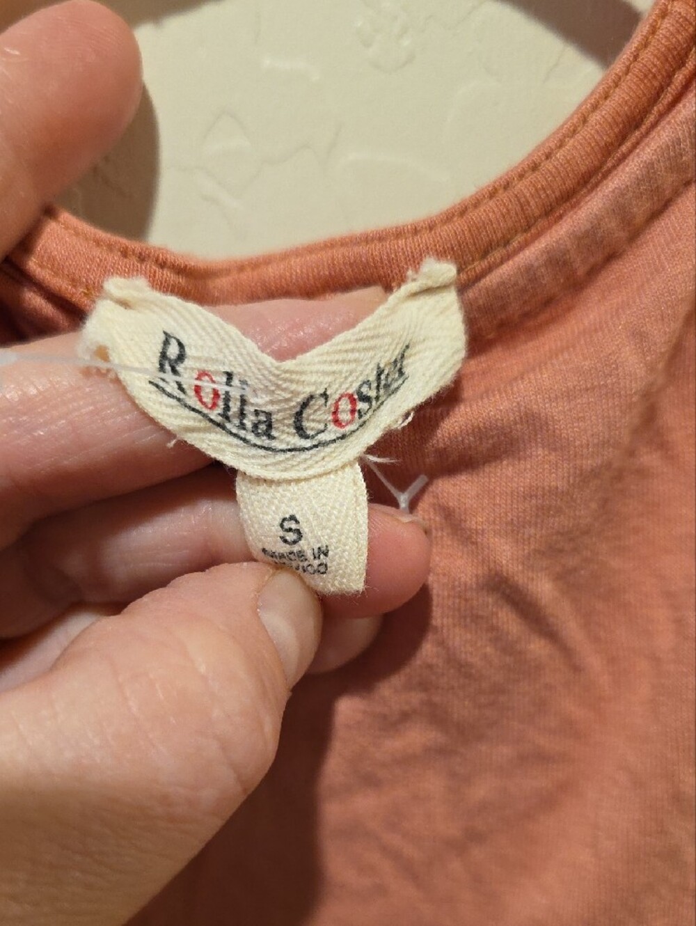 Rolla Coster Rose Mauve Swing Tee Dress with Crisscross Back - Picture 2 of 6